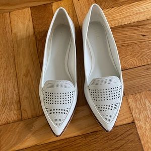 Aldo white loafers